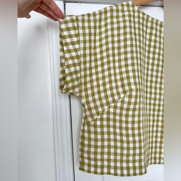 GORDES Boxy Linen Top – Gingham - Picture 3 of 4